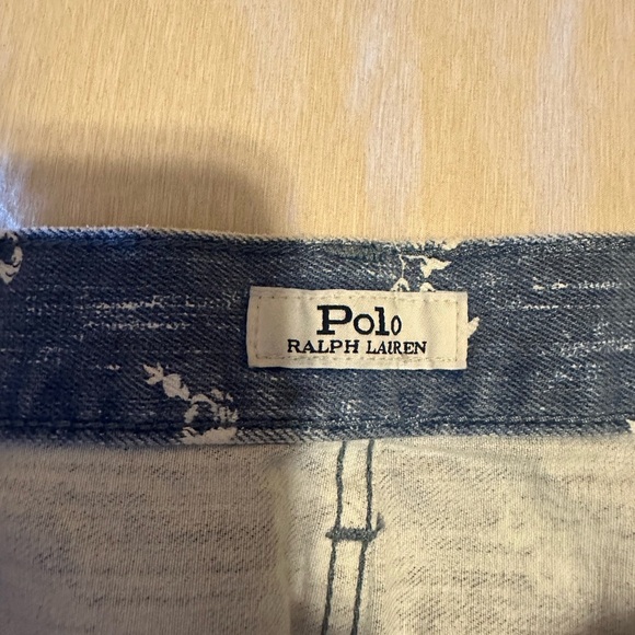 Polo Floral Blue Women's Jeans - Picture 6 of 6